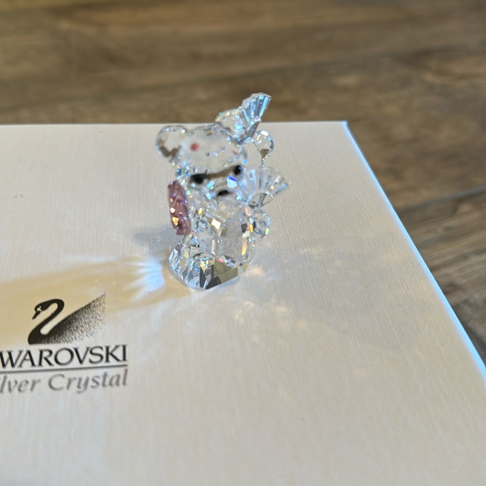 Japanese Swarovski crystal figurine in original packaging.